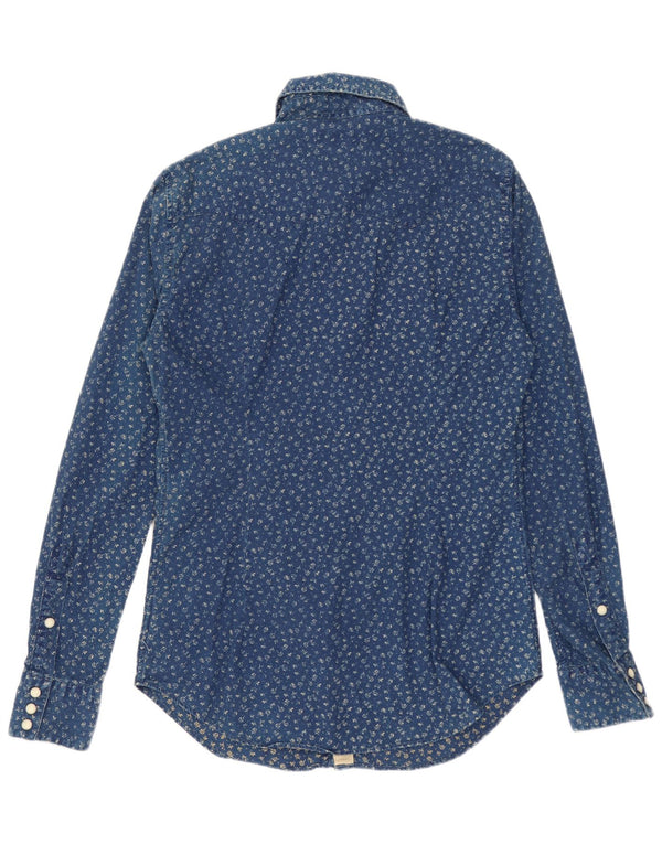POLO RALPH LAUREN Chemise Homme Petit Bleu Coton