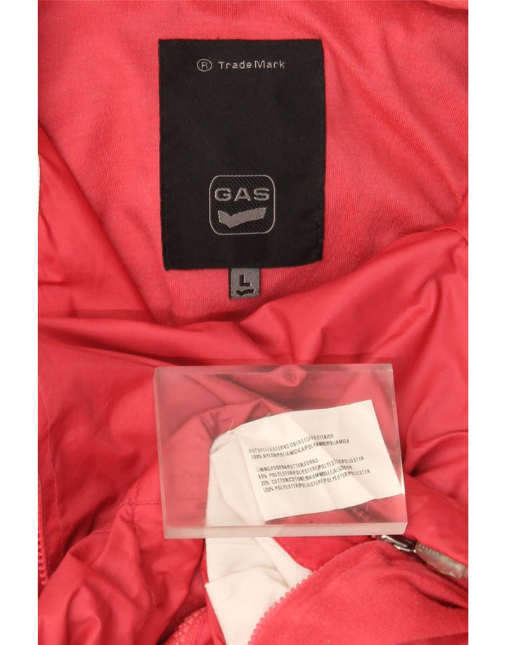 Gas Veste de pluie à capuche pour femme UK 16 Large Rose Polyester