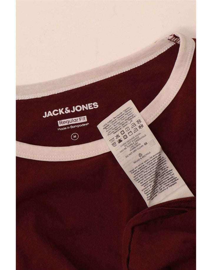 Jack & Jones T-Shirt Regular Fit Homme Marron Moyen Coton