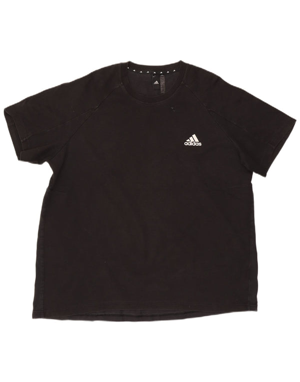 Adidas T-Shirt Homme Top 2XL Coton Noir
