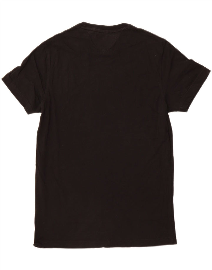 TOMMY HILFIGER T-Shirt Homme Haut Petit Noir Coton