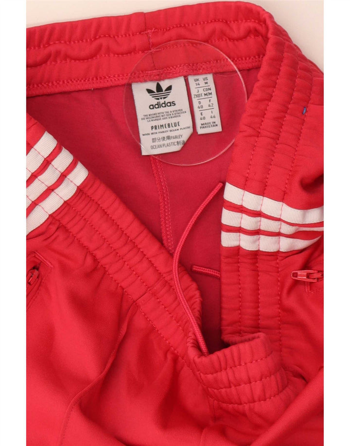 Adidas Pantalon de survêtement pour femme UK 14 Rouge moyen