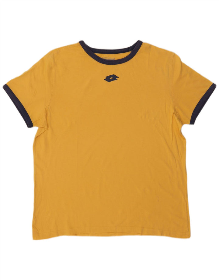 Lotto T-Shirt Graphique Homme XL Jaune
