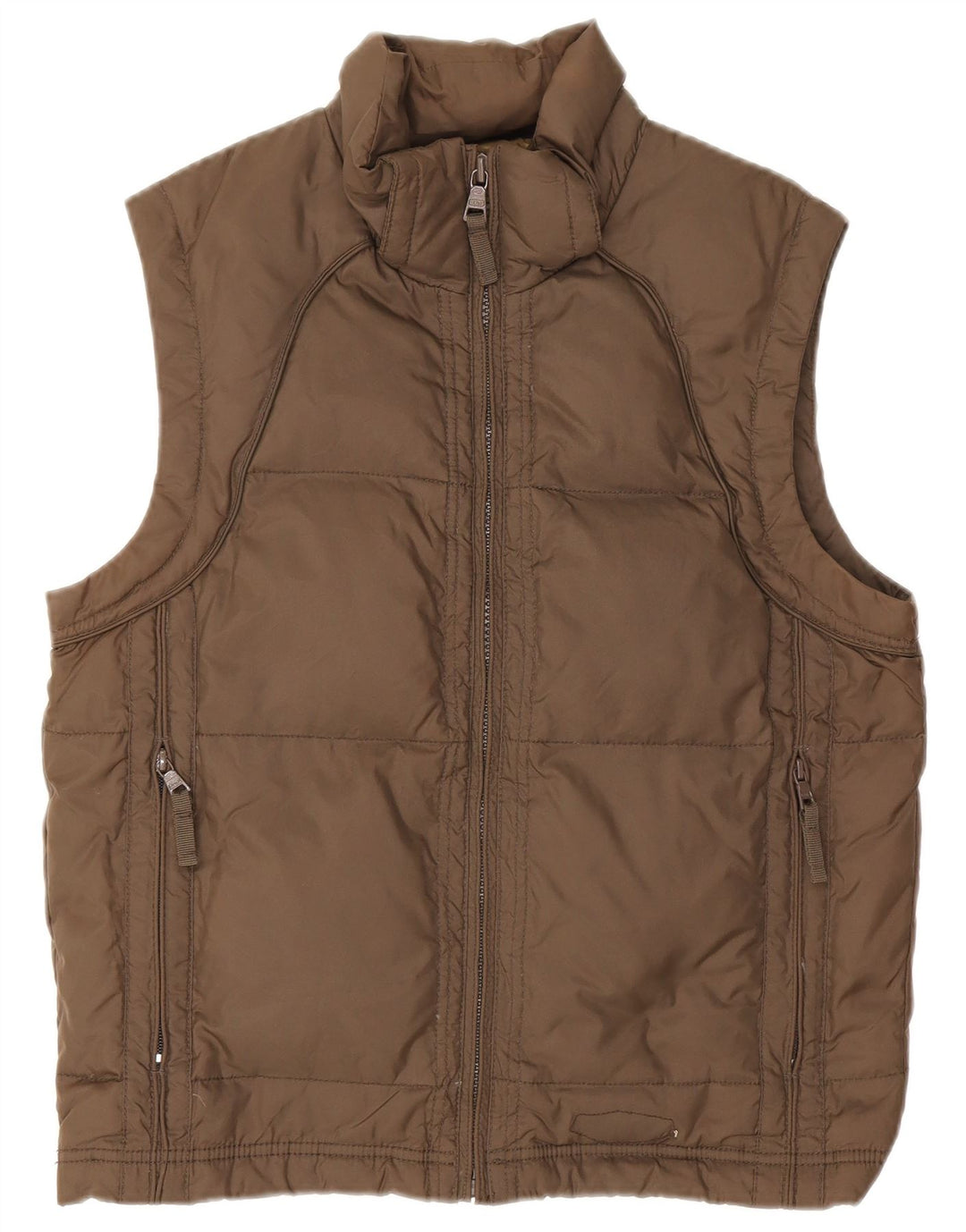 Gas Gilet rembourré pour homme UK 36 Petit Marron Polyamide