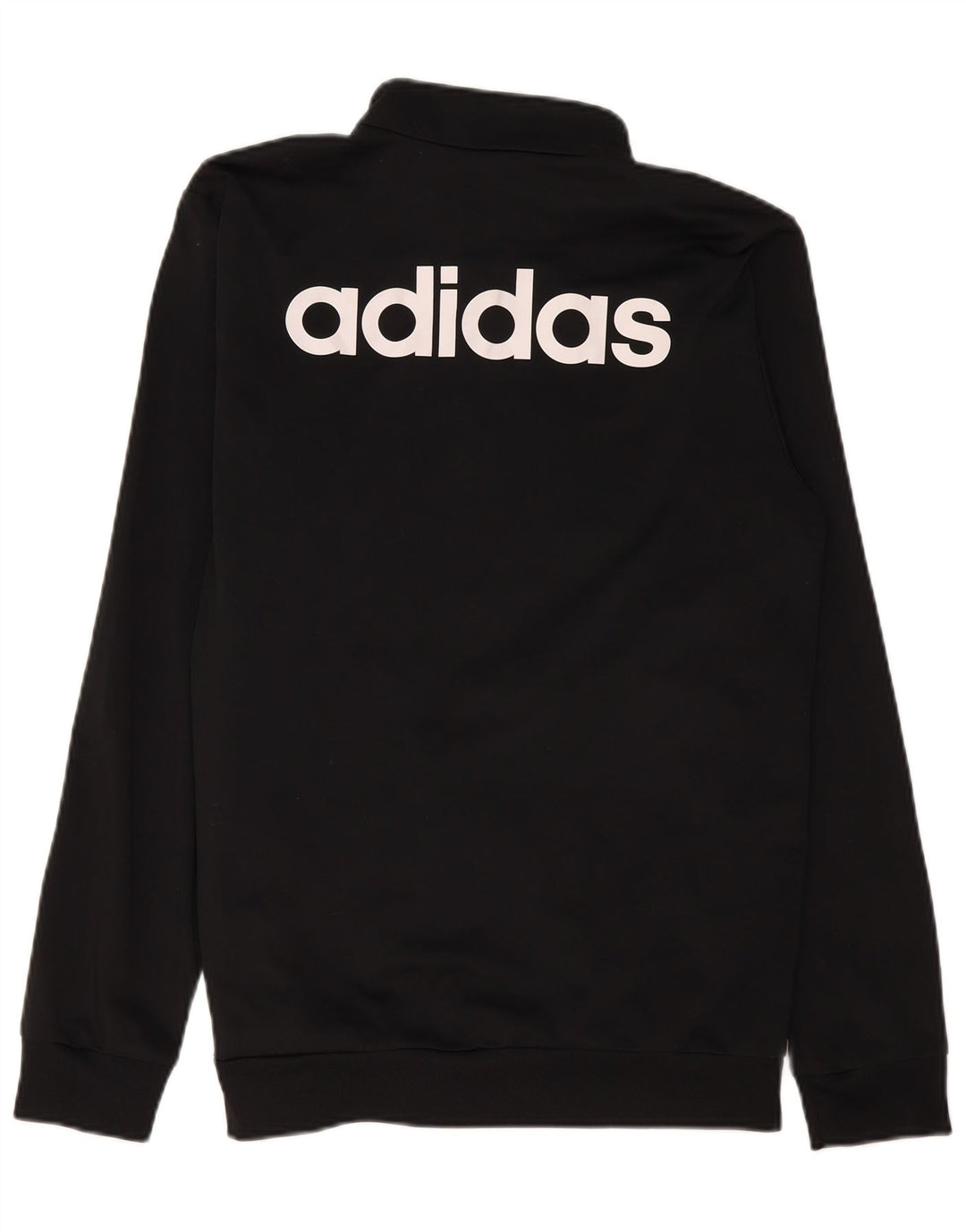 Adidas Veste de survêtement graphique pour homme Taille L en polyester noir
