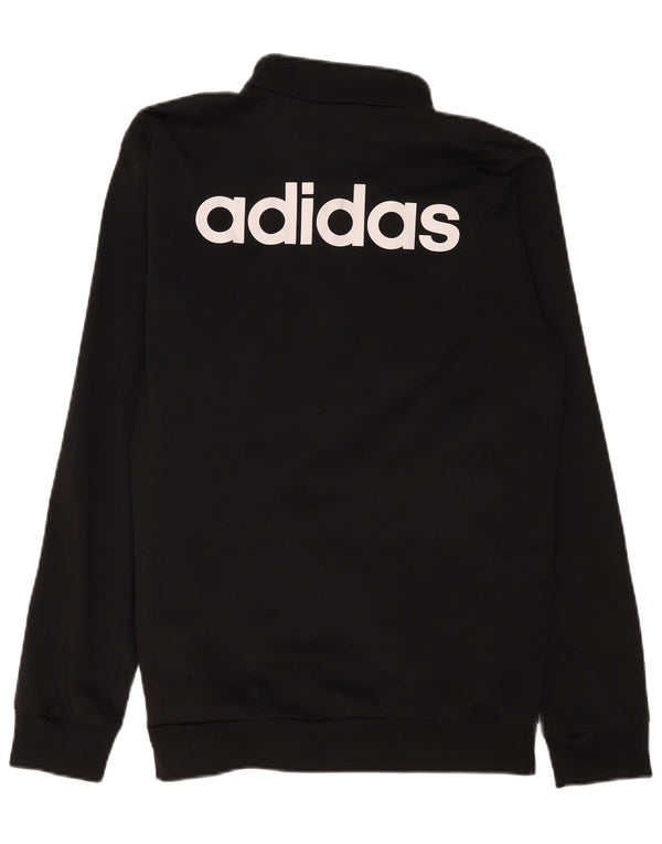 Adidas Veste de survêtement graphique pour homme Taille L en polyester noir
