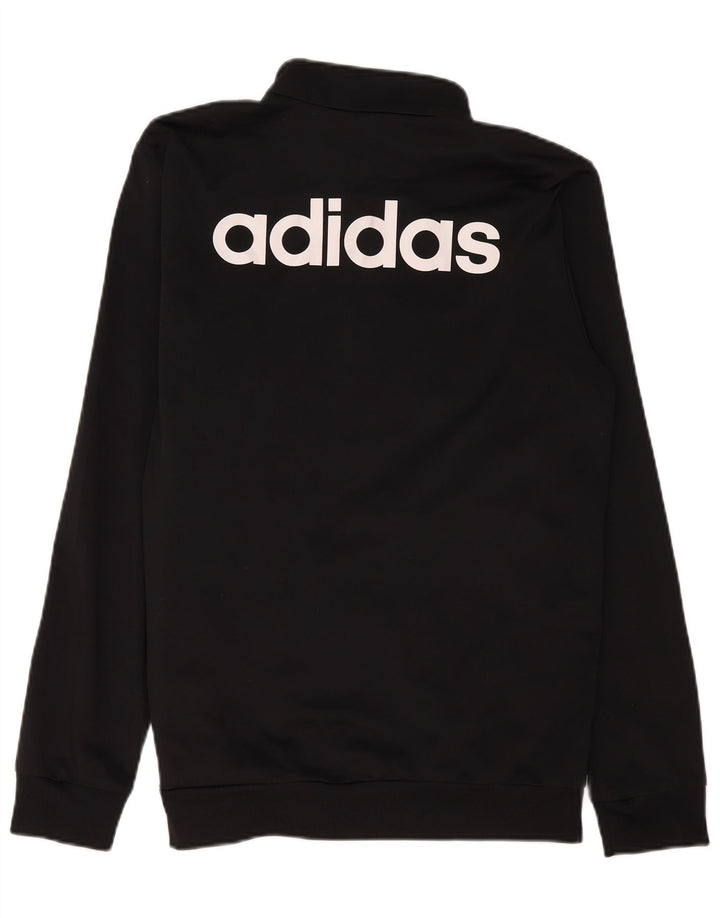 Adidas Veste de survêtement graphique pour homme Taille L en polyester noir