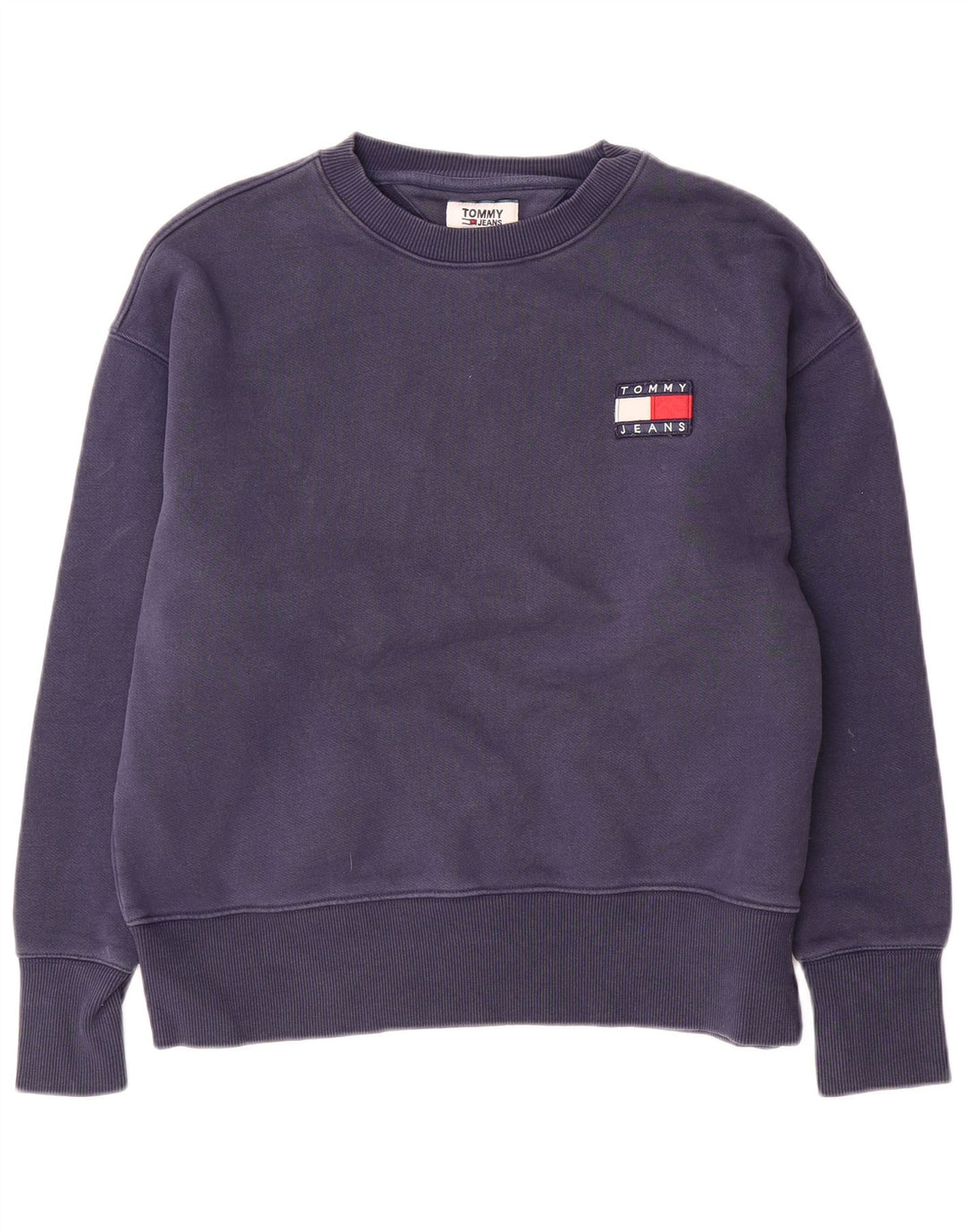 Tommy Hilfiger Sweat-Shirt Homme Bleu Marine Moyen Coton