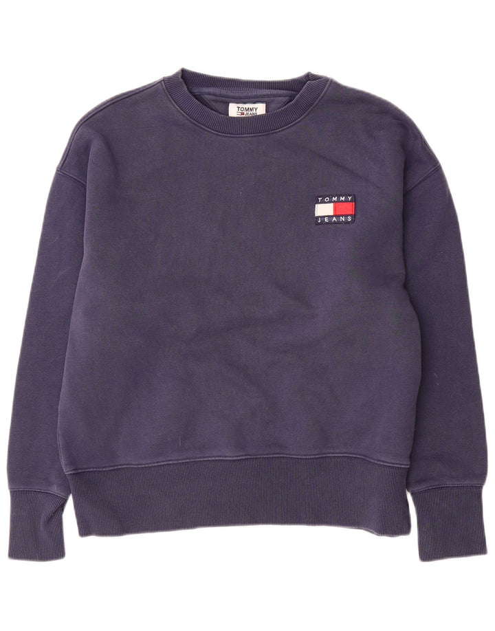 Tommy Hilfiger Sweat-Shirt Homme Bleu Marine Moyen Coton
