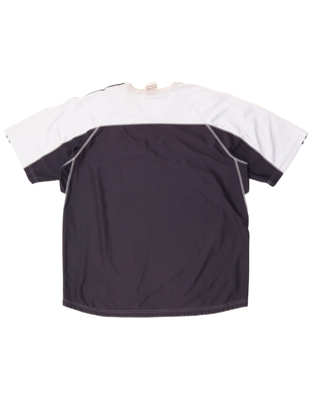 Adidas T-Shirt Homme Top XL Bleu Colorblock Polyester