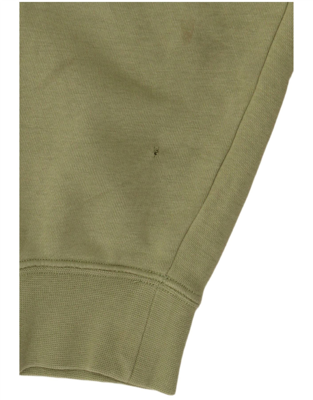 Nike Hommes Zip Neck Sweatshirt Jumper XL Vert Coton