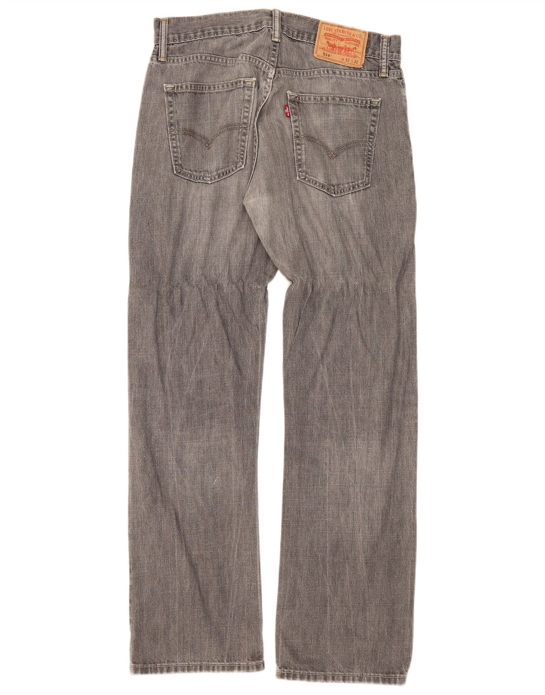 Levi's Jean Droit 514 Femme W32 L32 Gris Coton