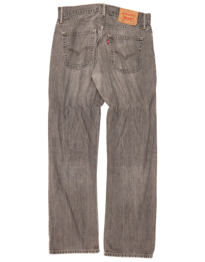 Levi's Jean Droit 514 Femme W32 L32 Gris Coton