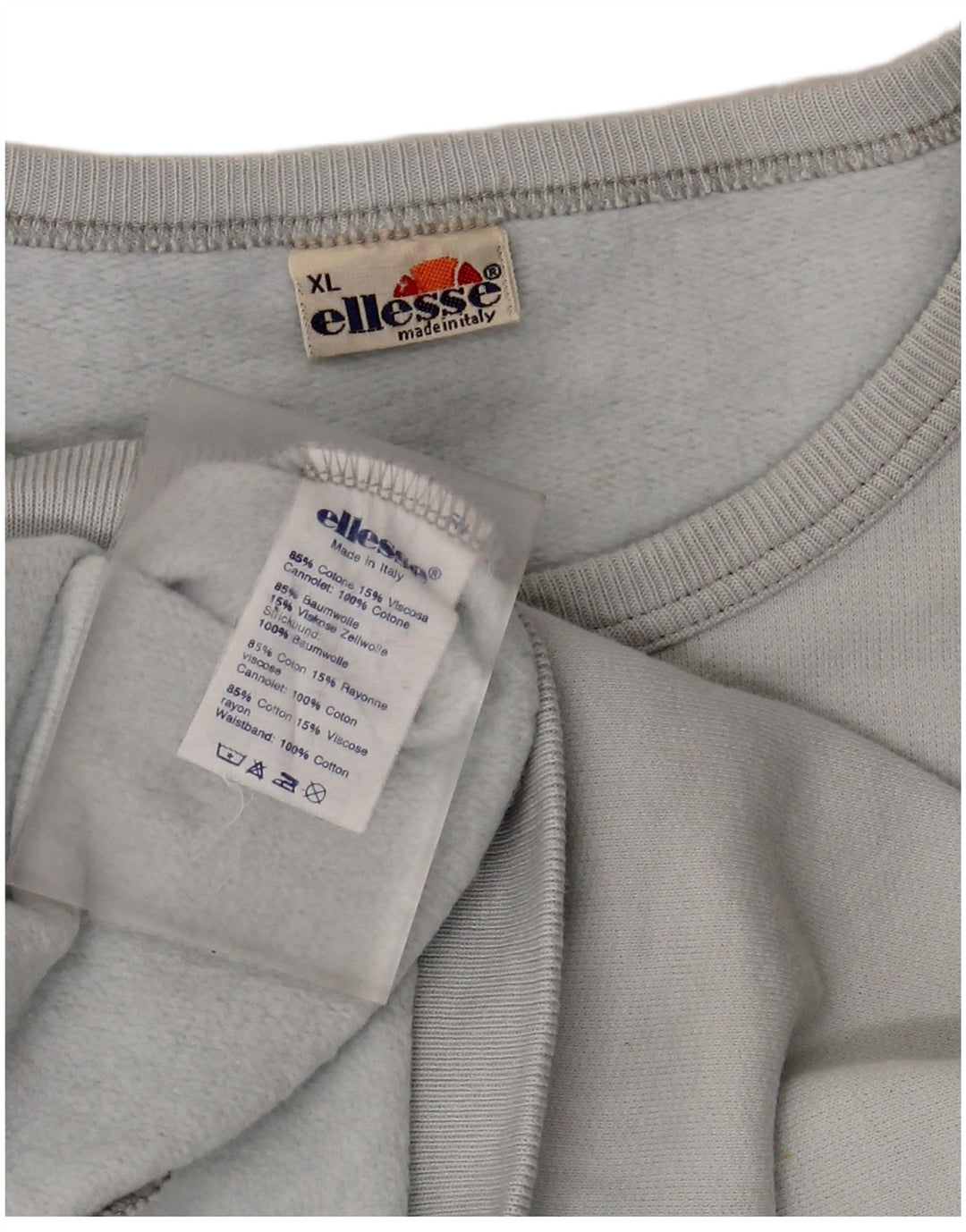 Ellesse Sweat-shirt pour femme UK 18 XL Bleu Coton