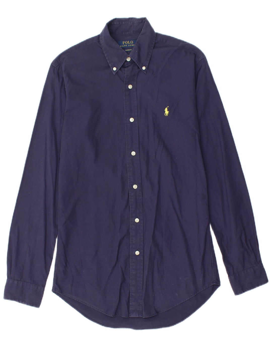 POLO RALPH LAUREN Chemise sur mesure pour hommes XS Bleu marine Coton