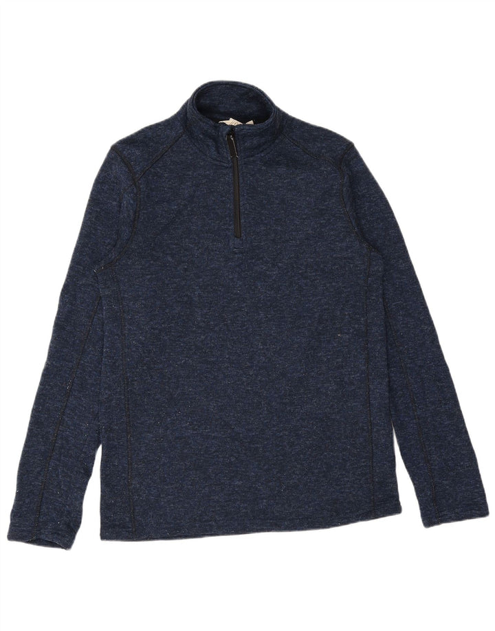 Mountain Warehouse Pull Col Zippé Homme Bleu Marine Moyen