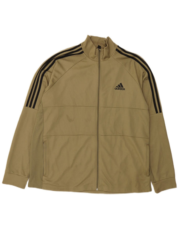 Adidas Veste de survêtement pour homme 2XL Kaki Polyester
