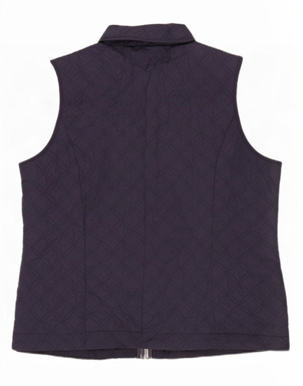 Marks & Spencer Gilet matelassé pour femme UK 18 XL Bleu marine Polyester