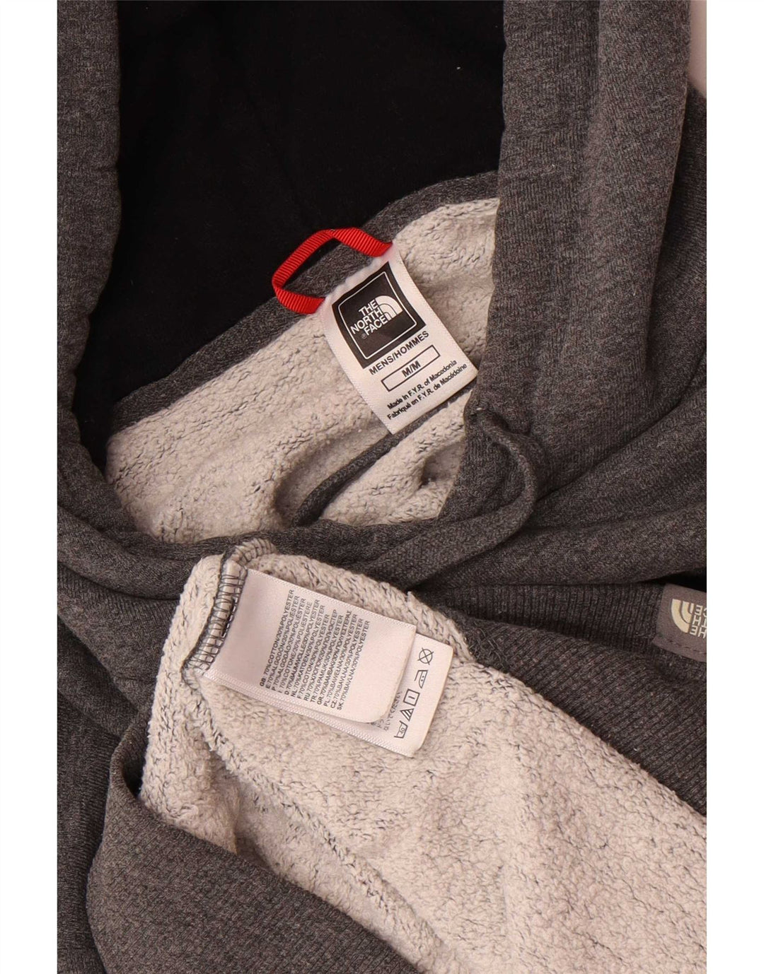 The North Face Pull à capuche Graphic Regular Fit pour homme Gris moyen moucheté