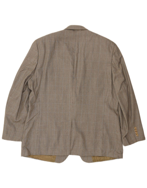 Ralph Lauren Veste blazer à 2 boutons pour homme UK 46 2XL Gris Polyester