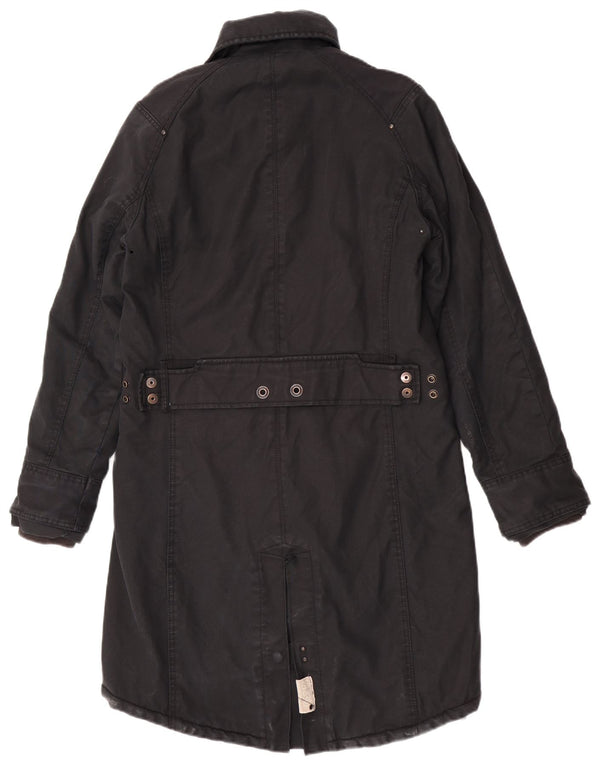 G-Star Manteau coupe-vent pour femme UK 40 Large Noir Coton