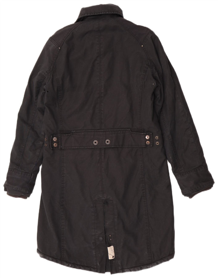G-Star Manteau coupe-vent pour femme UK 40 Large Noir Coton