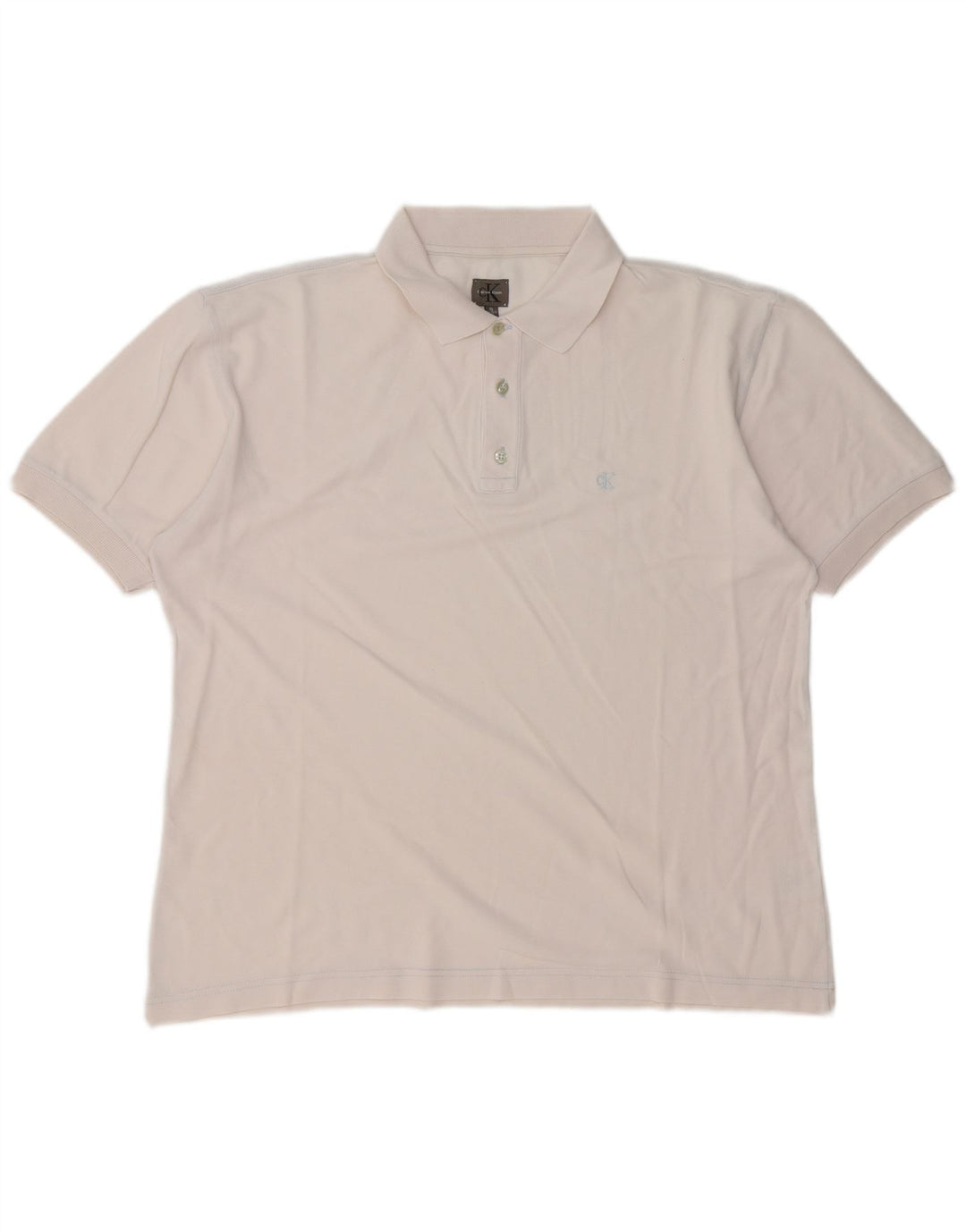 Calvin Klein Polo Homme XL Blanc Coton