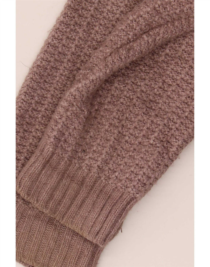 Fat Face Cardigan ouvert surdimensionné pour femme UK 16 Large Viscose Marron