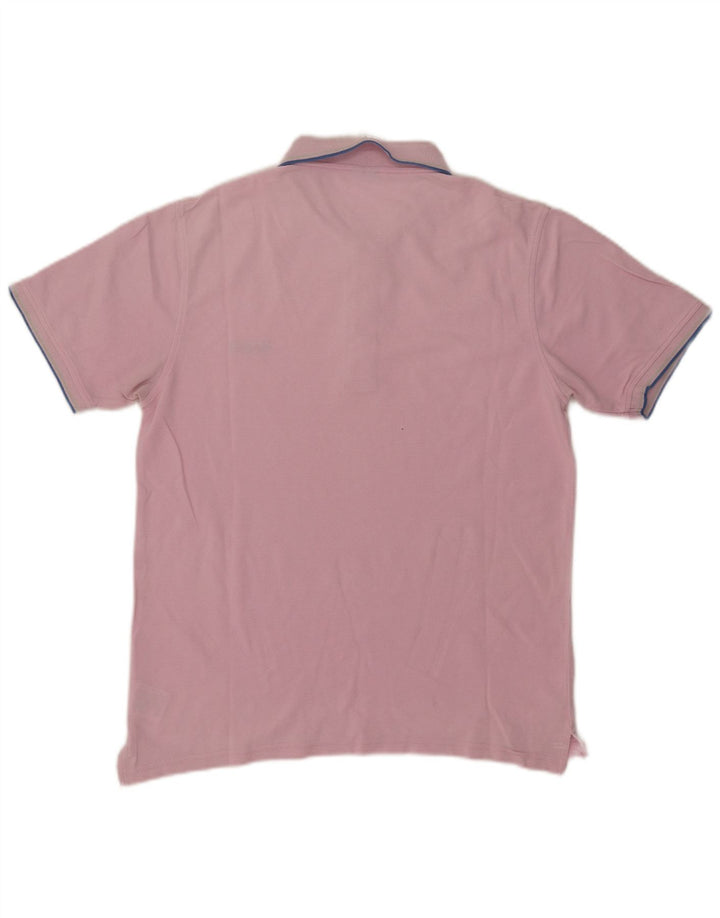 Reebok Polo Homme Rose Moyen Coton