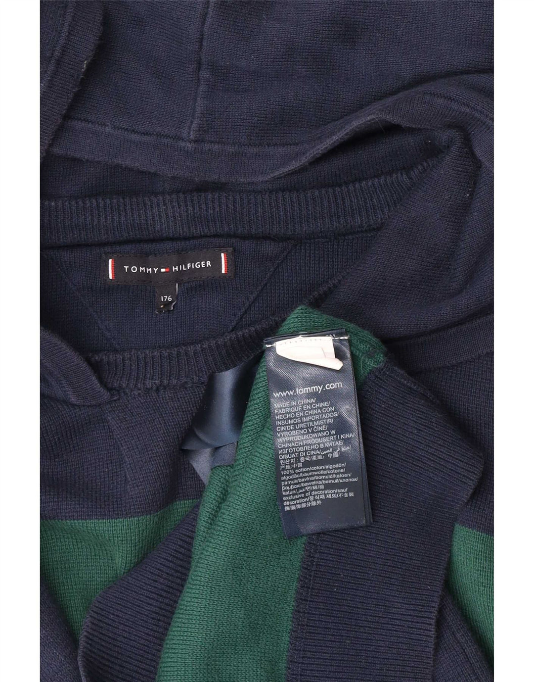 Tommy Hilfiger Pull Graphique Garçon 15-16 ans Multicolore Colourblock