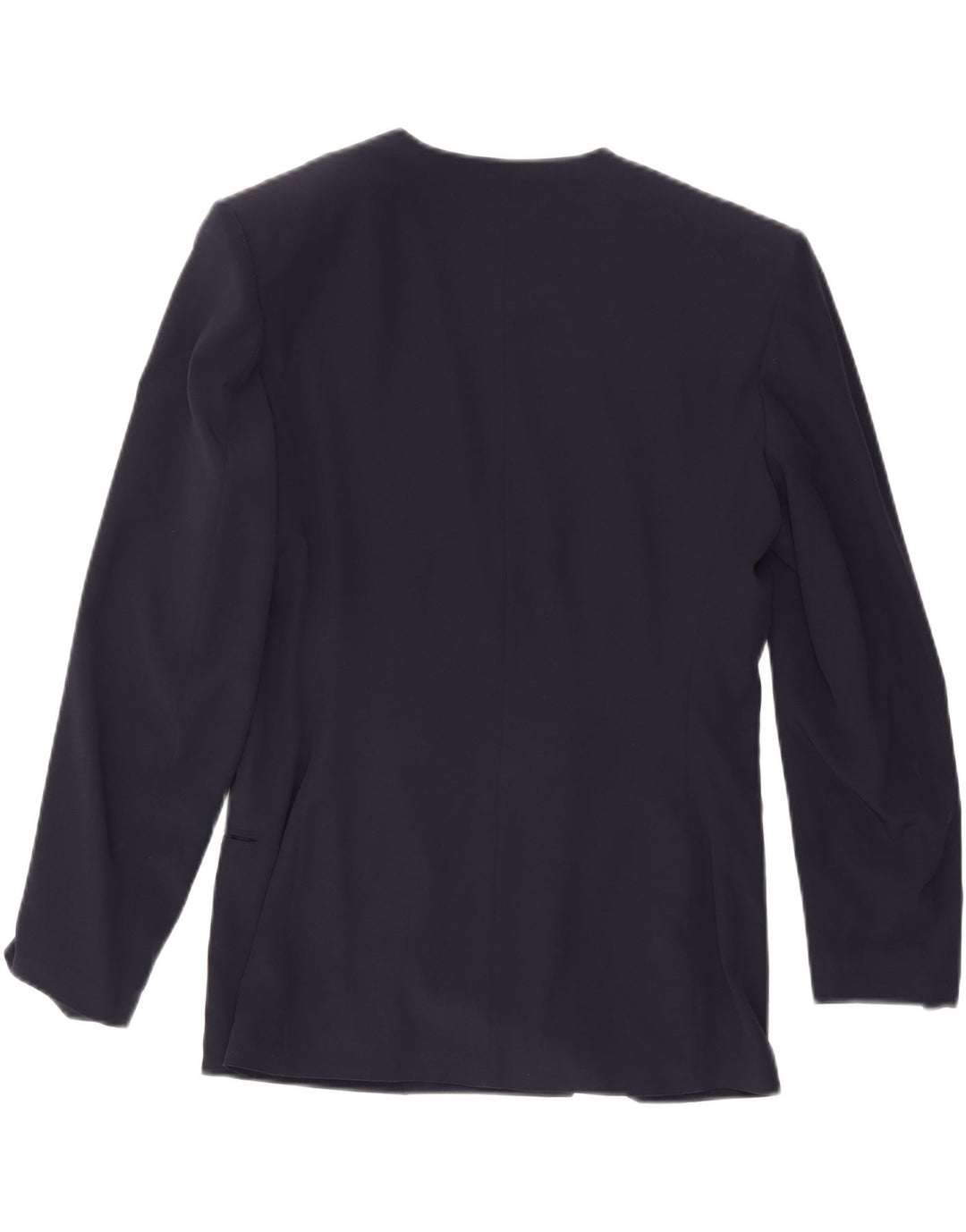 VINTAGE Veste Blazer Croisée Femme IT 44 Bleu Marine Moyen
