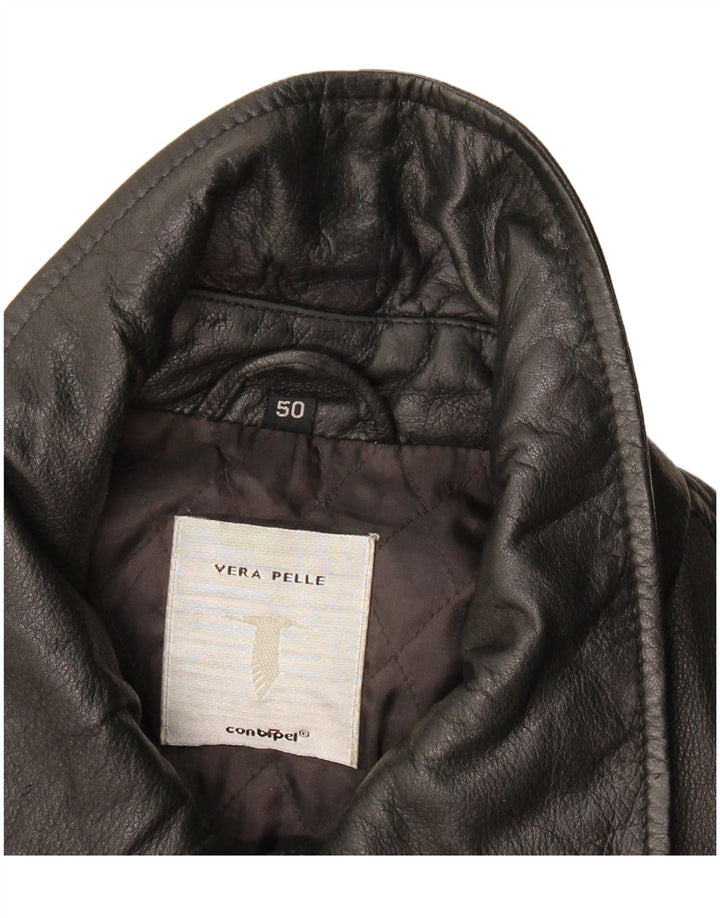 Conbipel Veste en Cuir Homme IT 50 Large Cuir Noir