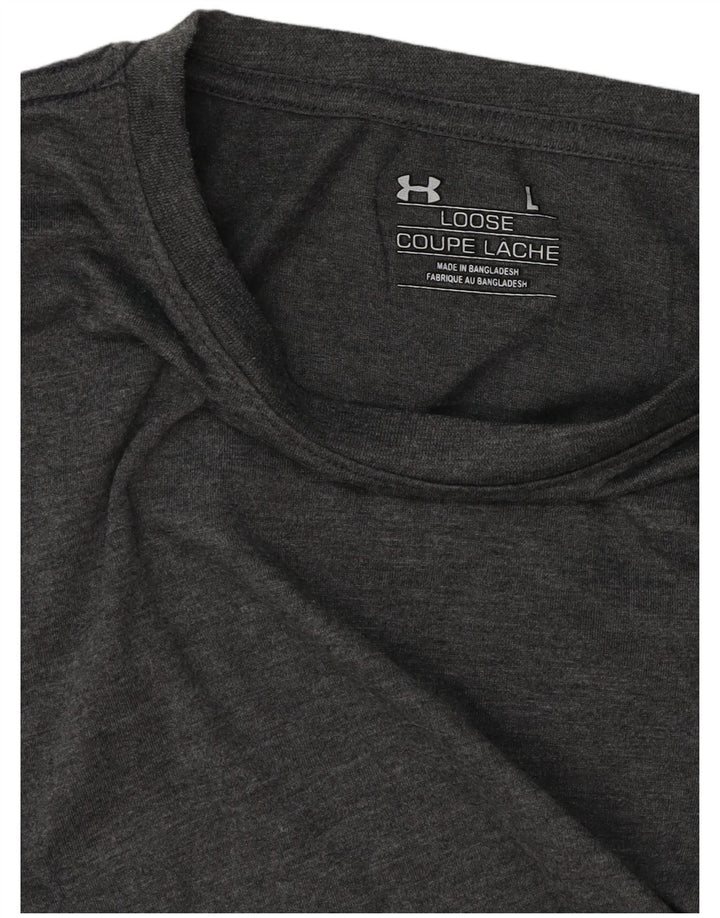 Under Armour T-Shirt Femme UK 14 Large Gris
