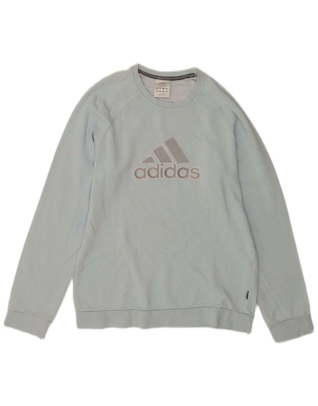 Adidas Sweat-shirt graphique pour homme en coton bleu Taille S