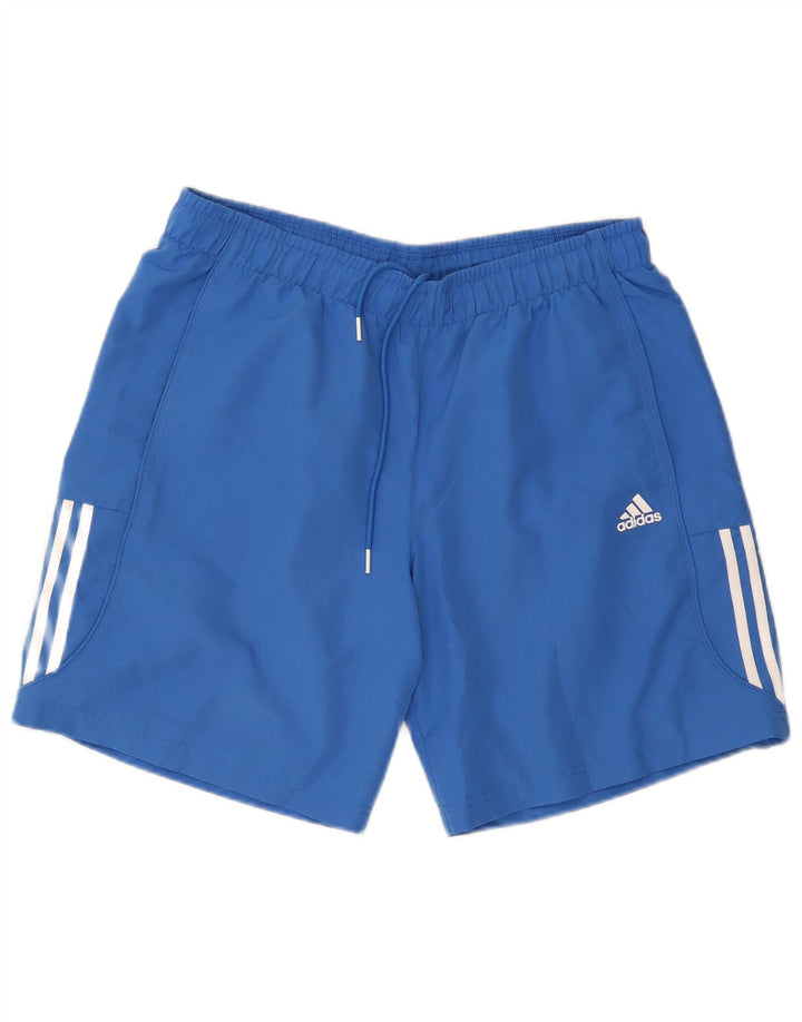 Adidas Hommes Climalite Sport Shorts Grand Bleu Polyester