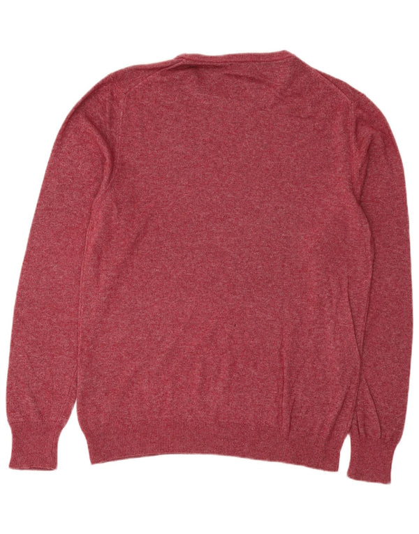 Liu Jo Pull à col rond pour homme XL en viscose mouchetée bordeaux
