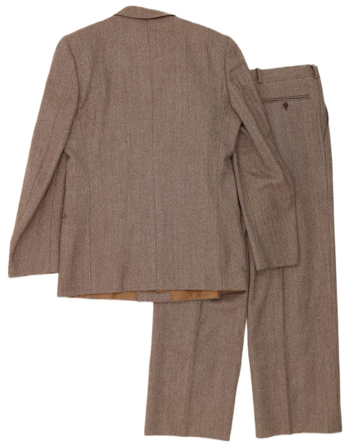 Cantarelli Ensemble 2 pièces pour homme IT 50 Large W31 L27 Marron à chevrons