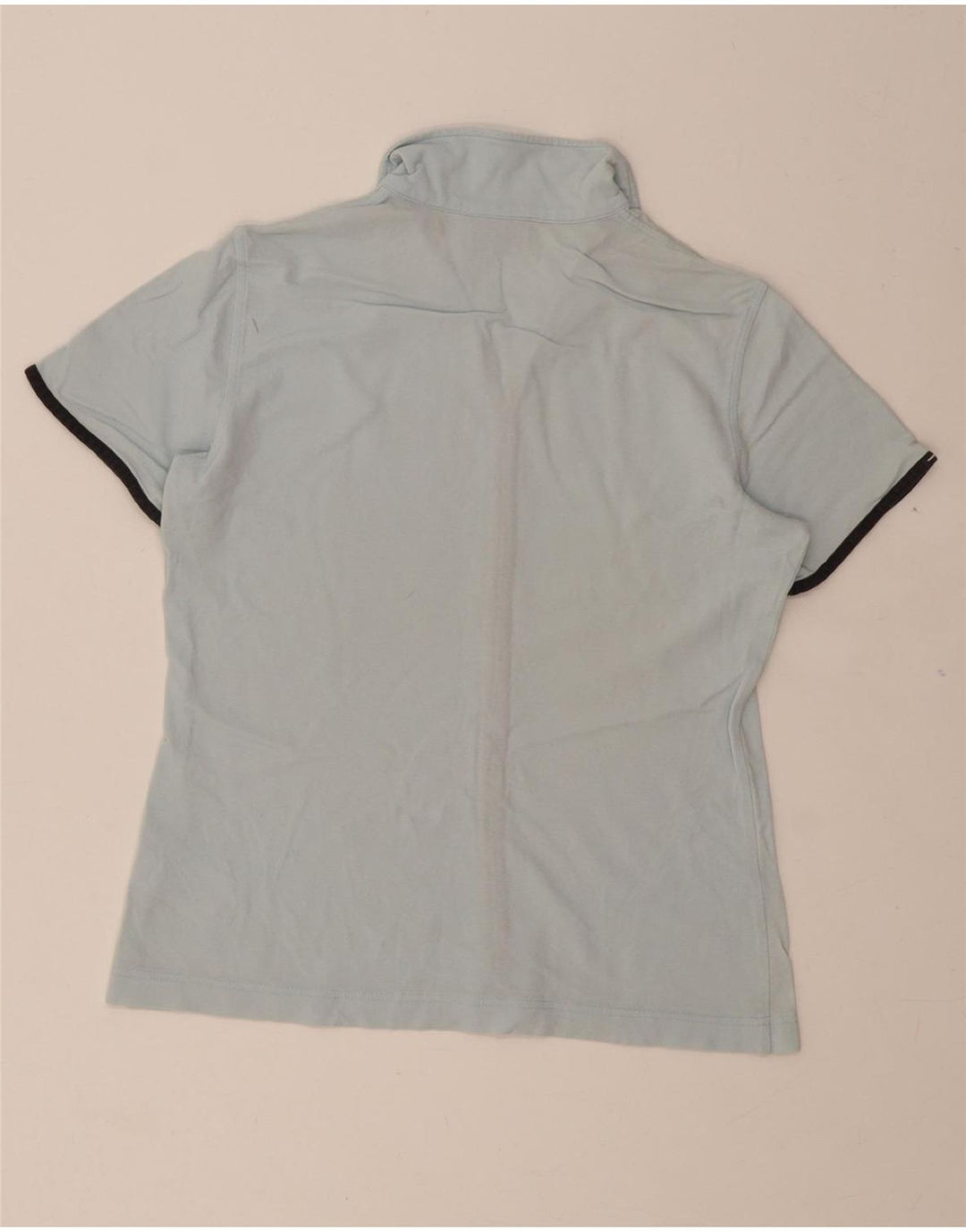 LOTTO Womens Polo Shirt UK 12 Medium Blue Cotton Vintage Lotto and Second-Hand Lotto from Messina Hembry 