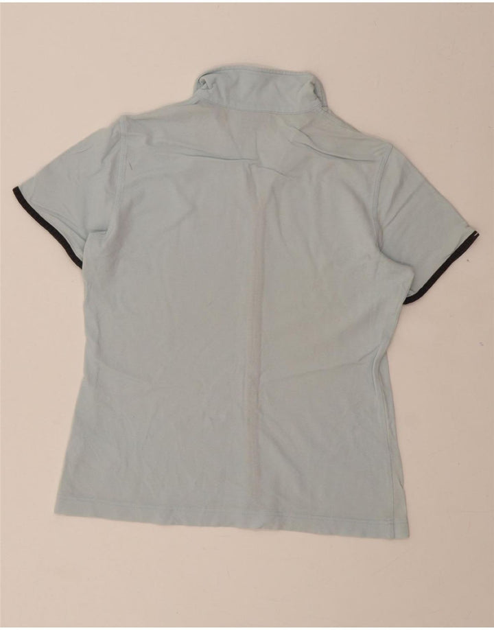 LOTTO Womens Polo Shirt UK 12 Medium Blue Cotton Vintage Lotto and Second-Hand Lotto from Messina Hembry 