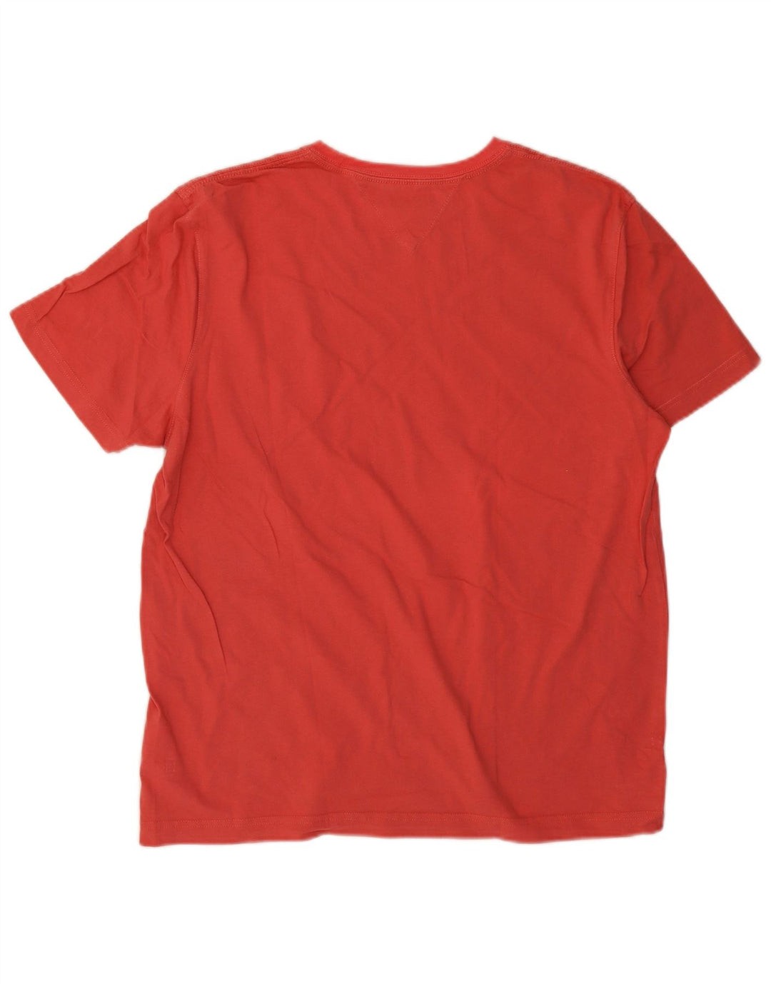 Tommy Hilfiger T-Shirt Homme Haut Large Rose Coton