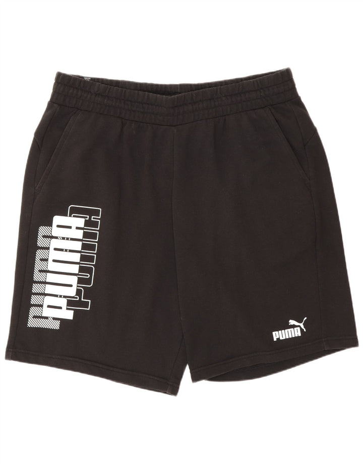 Puma Short de sport graphique pour homme 2XL Noir