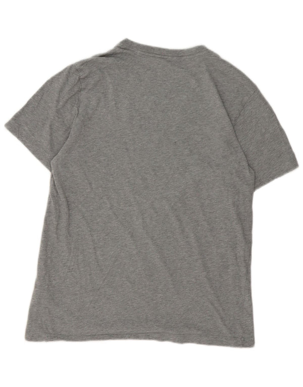 Nike T-Shirt Homme Gris Moyen Moucheté Coton
