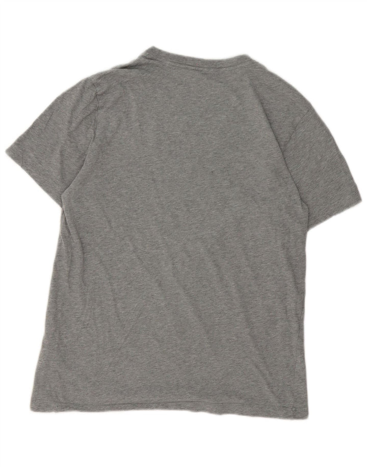 Nike T-Shirt Homme Gris Moyen Moucheté Coton