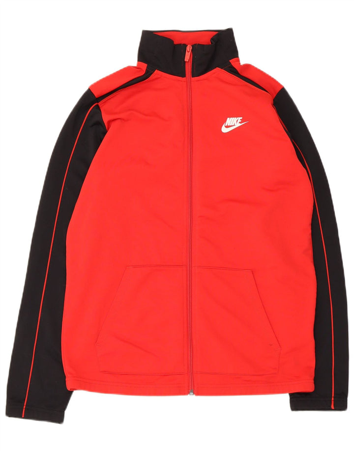 Nike Veste de survêtement pour garçon 13-14 ans XL Rouge Colorblock Polyester