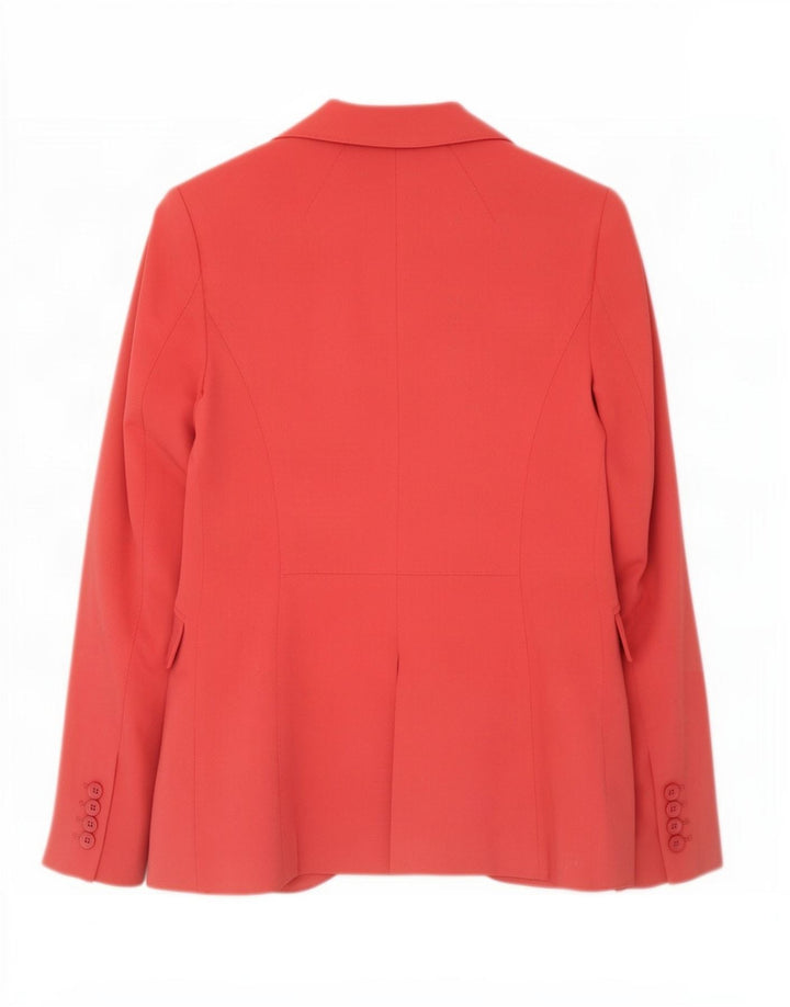 Marks & Spencer Veste blazer à 1 bouton pour femme UK 8 Small Rose Polyester