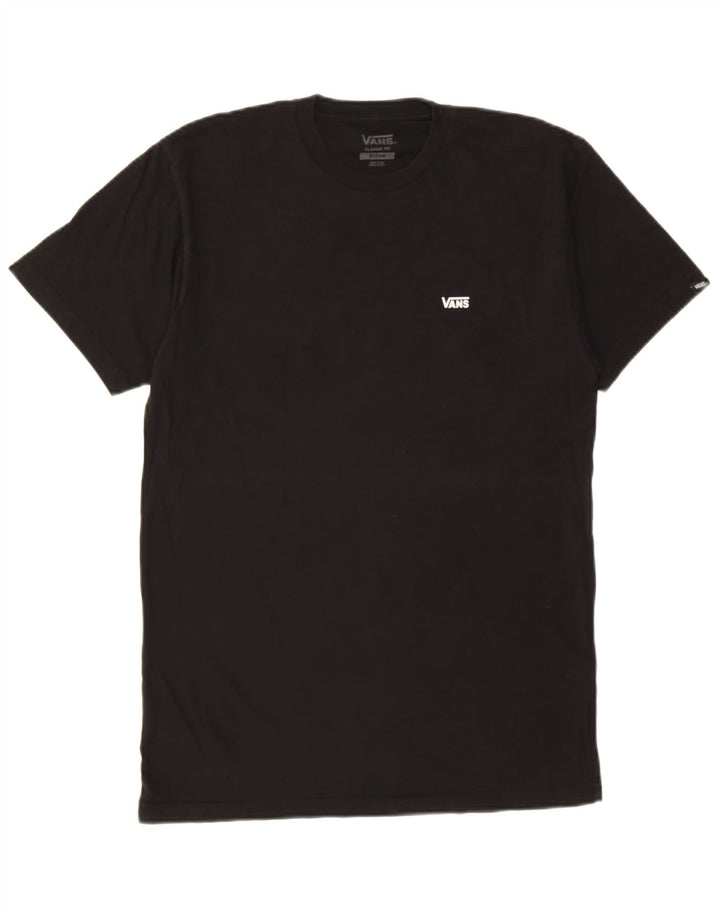 Vans T-shirt coupe classique pour homme en coton noir moyen