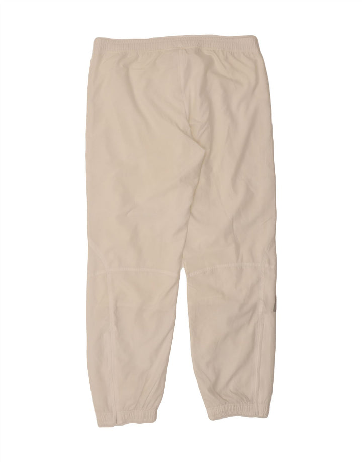PUMA Mens Graphic Tracksuit Trousers Joggers Large  White Polyester Vintage Puma and Second-Hand Puma from Messina Hembry 