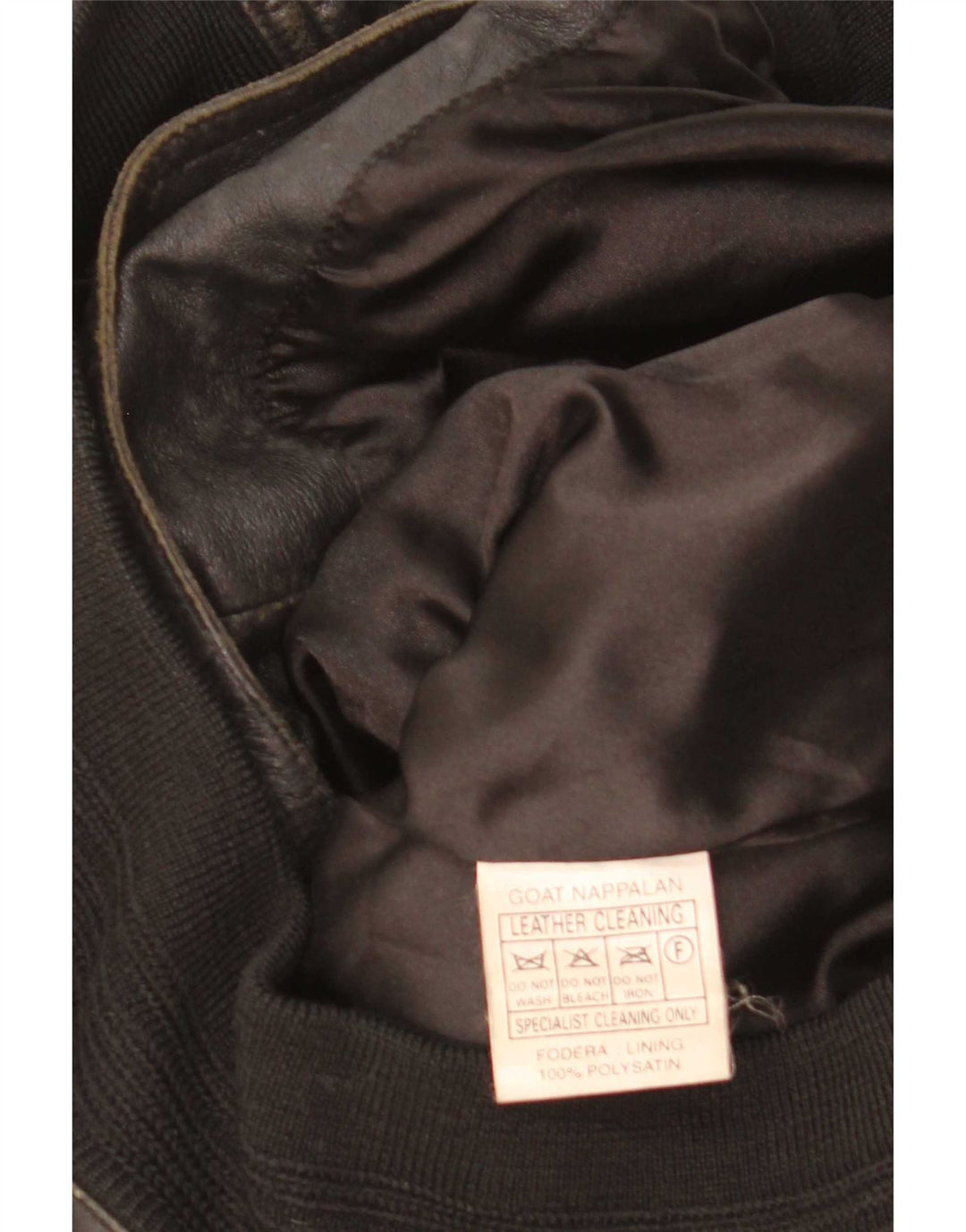 veste en cuir bomber homme vintage IT 46 petit cuir noir