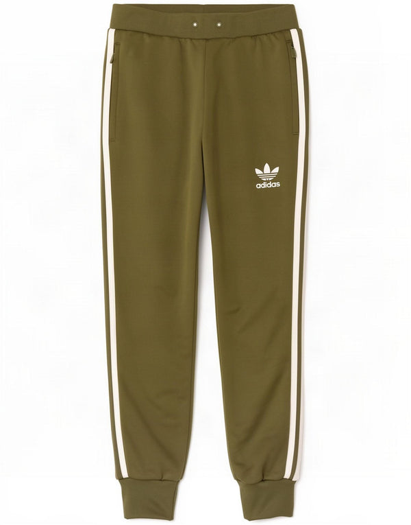 Adidas Pantalon de survêtement pour femme Joggers UK 10 Petit Kaki Polyester