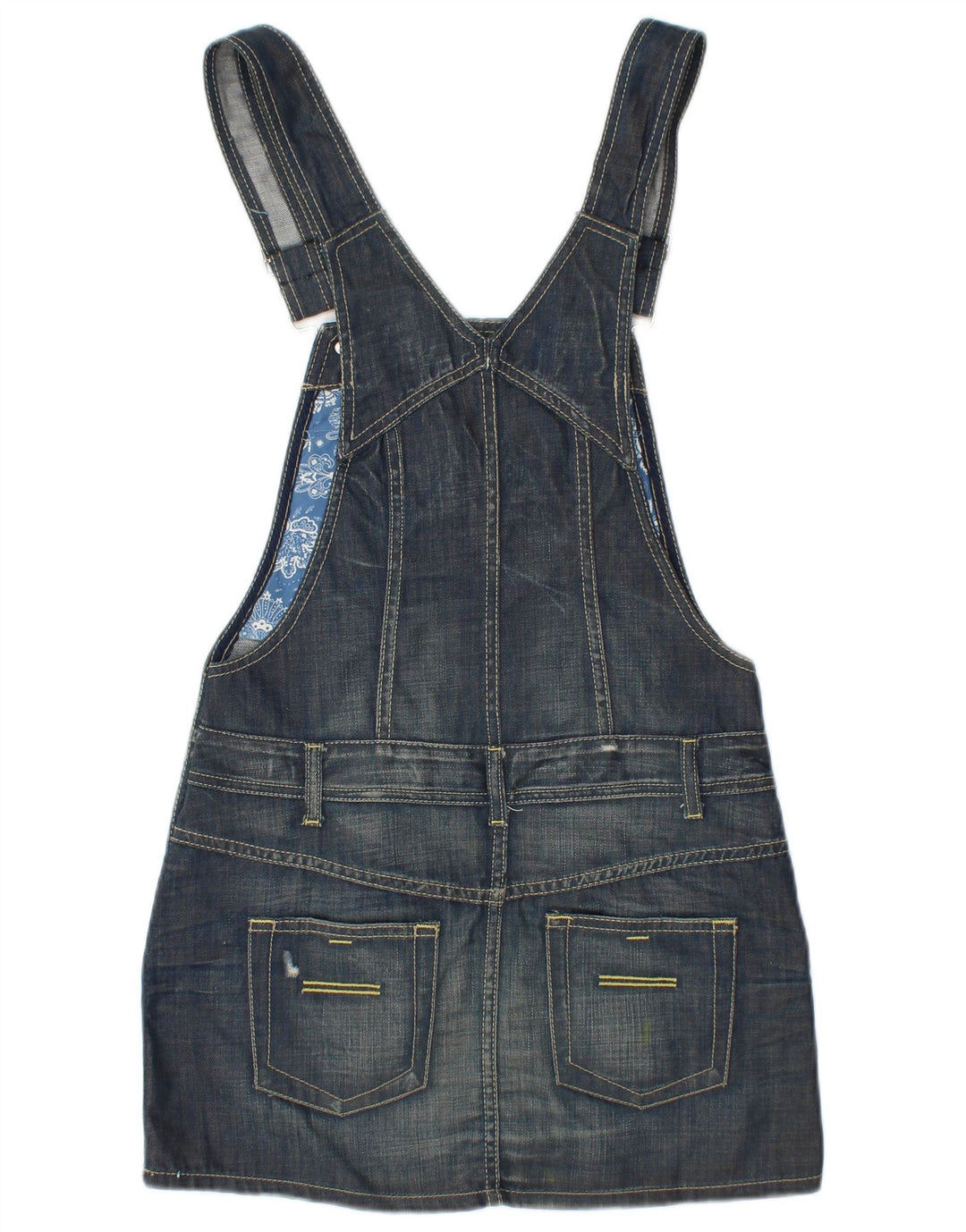 BENETTON Womens Dungarees Denim Skirt W30 Medium  Blue
